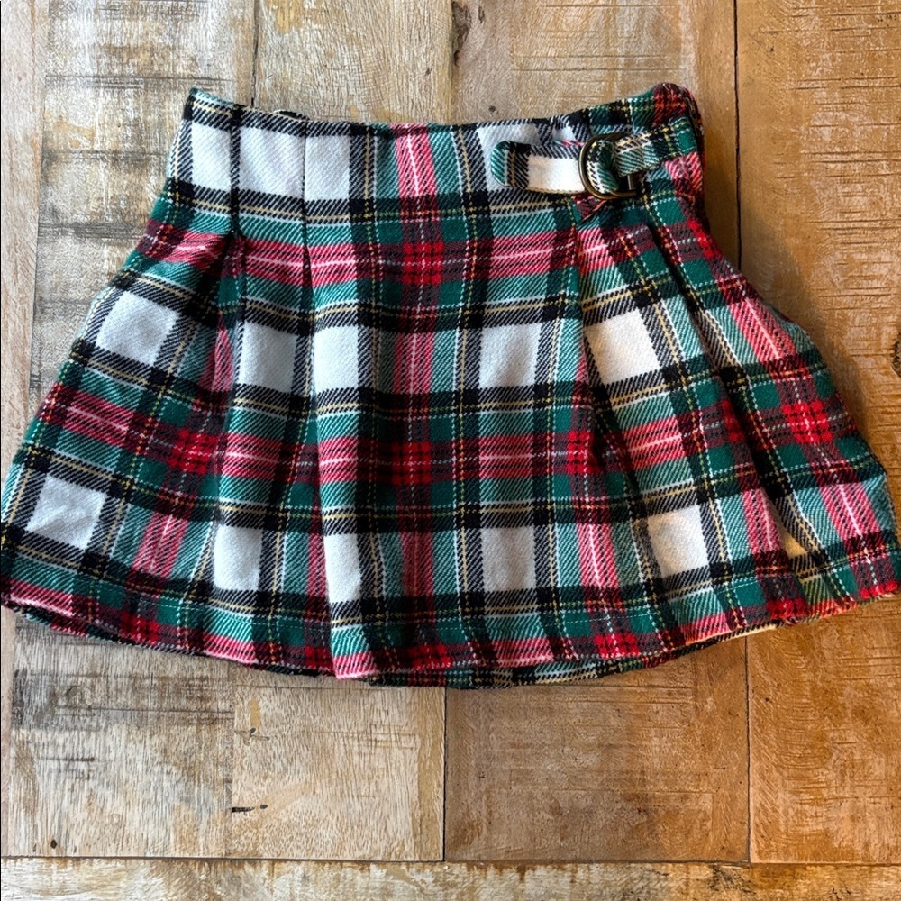 Carter’s holiday flannel skirt size 4